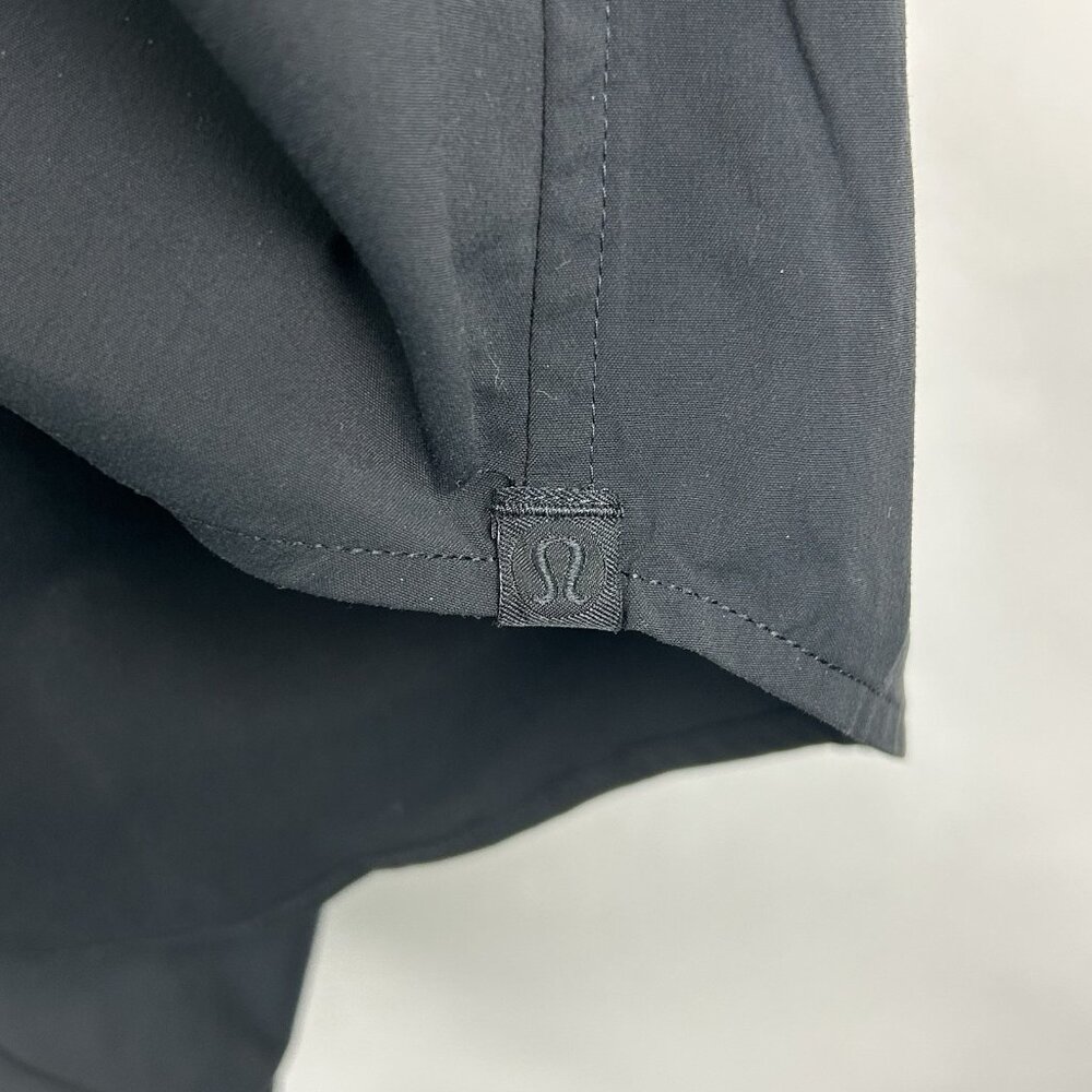 Lululemon Shirt Men Small Black Zenway Snap Button Up Vented Long Sleeve Casual - Picture 11 of 16